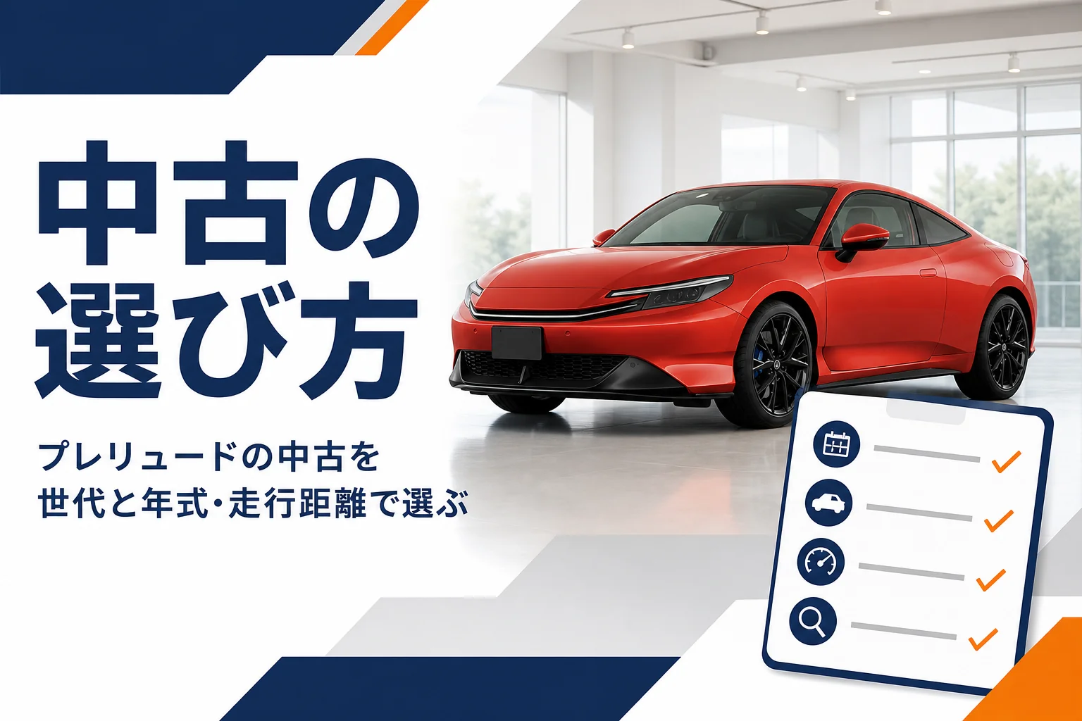 プレリュードの中古車の選び方を解説する記事のアイキャッチ
