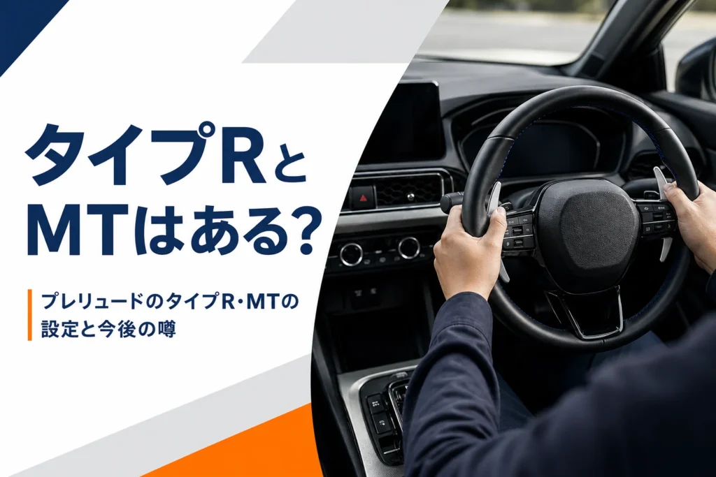 クーペのステアリングとパドルシフトにタイプRとMTはあるかという見出し
