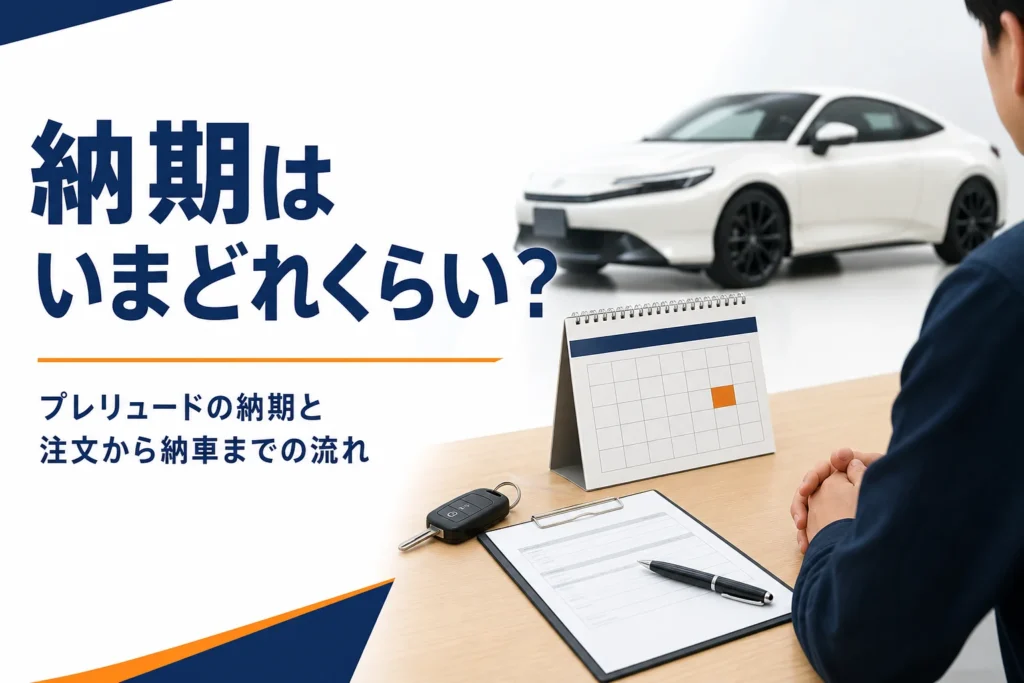 プレリュードの納車を待つ間のカレンダーと車の鍵
